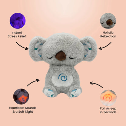 Baby Schnuller Relief Koala Bär Mädchen Stofftier Krippe Spielzeug Beruhigen Koalas Plüsch Spielzeug Mit Schlafliedern Einfach Zu Bedienen Langlebig